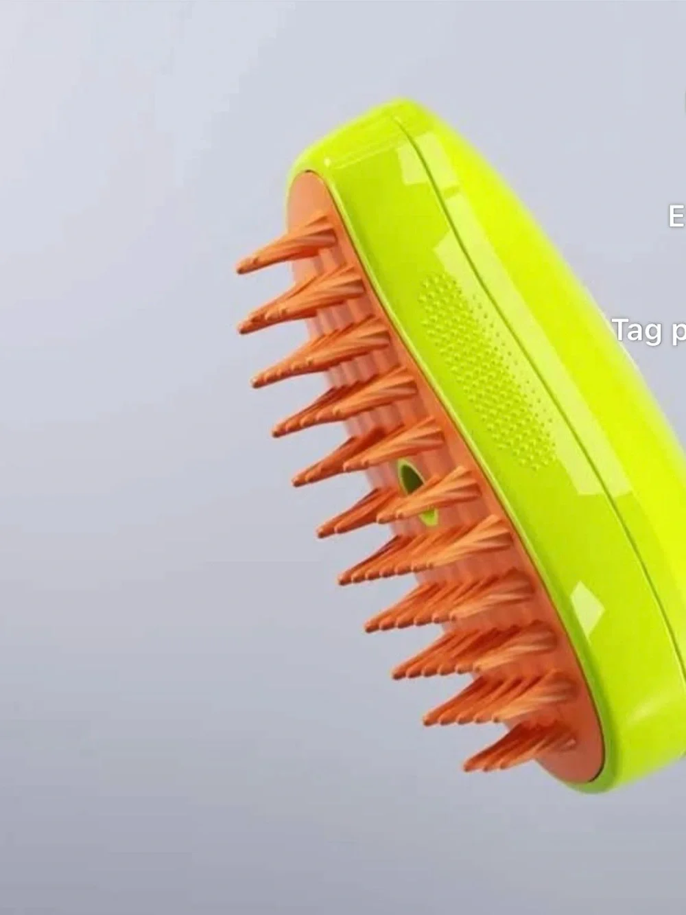 Pet Grooming Spray Brush - Orange/Green
